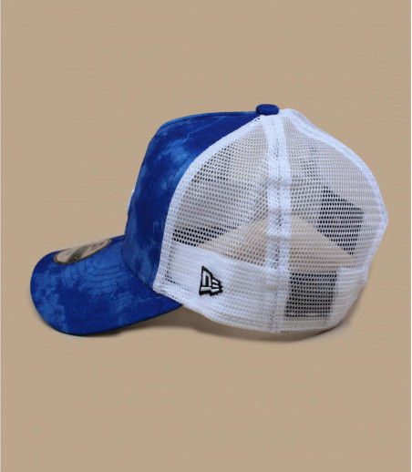 trucker di tintura cravatta blu